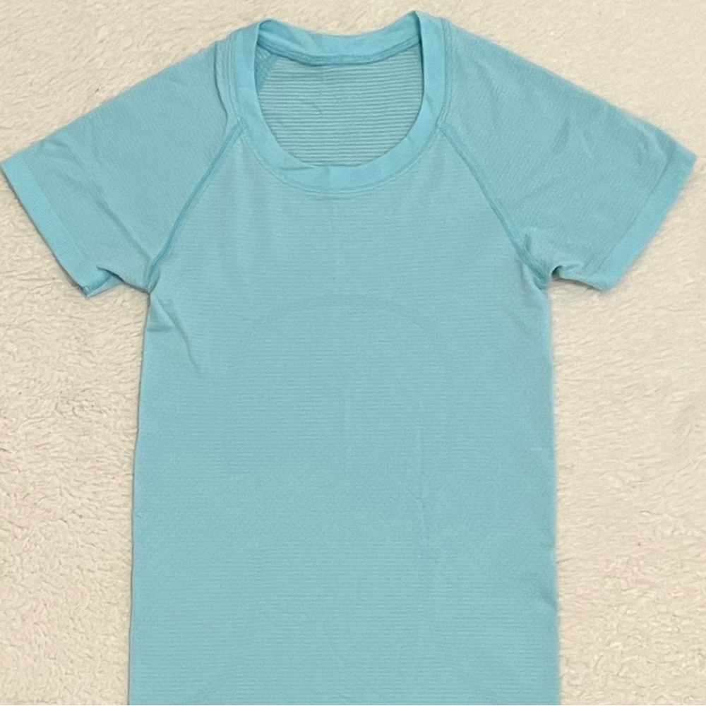 ululemon icing blue swiftly tech size 0